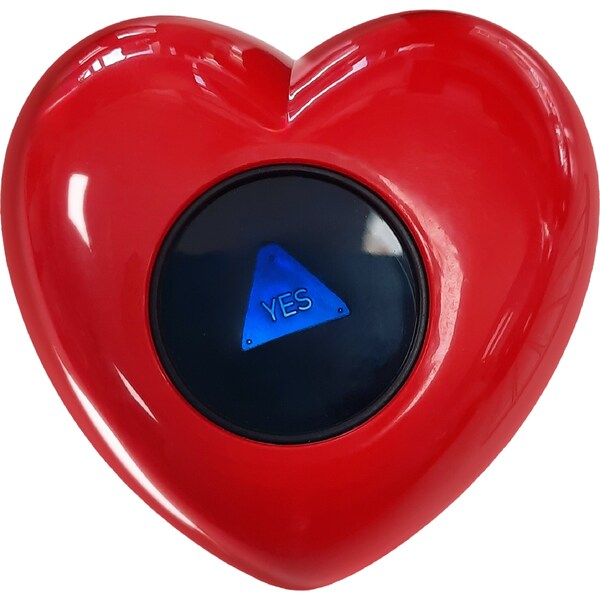Mirabella Valentine's Day Magic Heart 8 Ball each