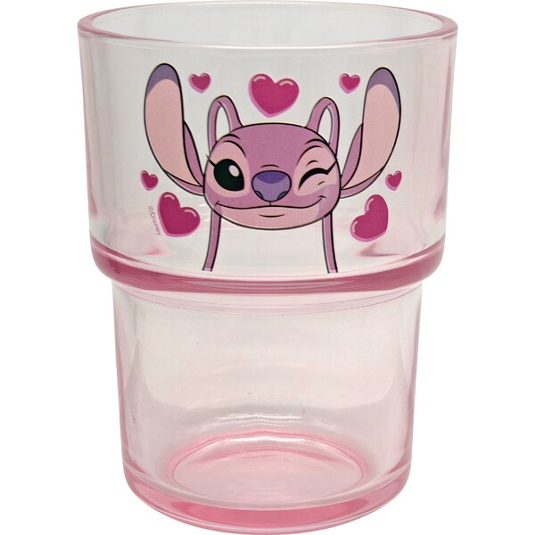 Valentine's Day Licensed Glass Cup Lilo & Stitch each