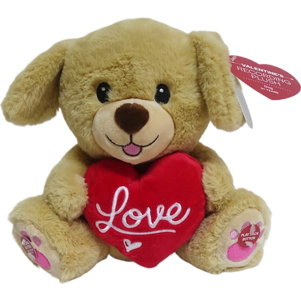 Valentine's Day Voice Recording Plush Dog each