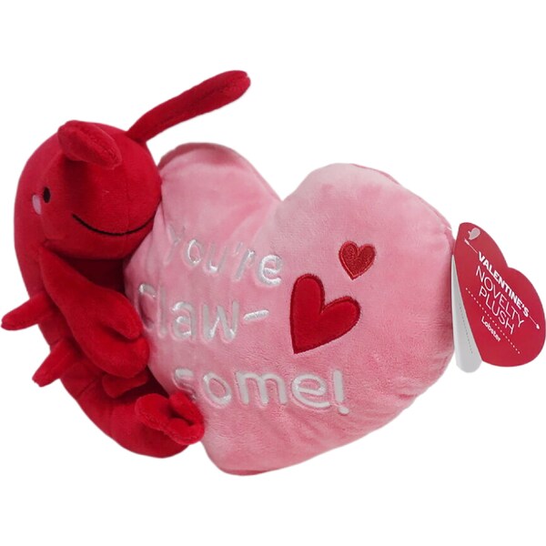 Valentine's Day Novelty Plush Lobster each