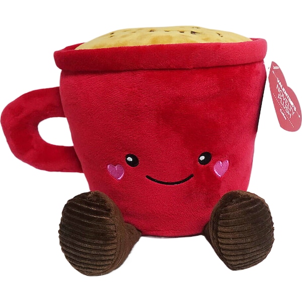 Valentine's Day Novelty Plush Coffee Cup each