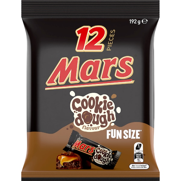 Mars Cookie Dough Chocolate Snack & Party Bag 192g