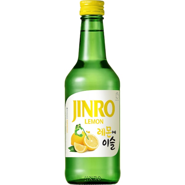 Jinro Lemon Soju Bottle 360mL