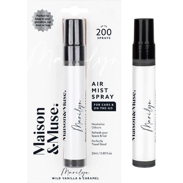 Maison & Muse Air Fragrance Mist Spray Wild Vanilla & Caramel 25mL