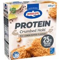 Birds Eye Protein Crumbed Hoki Fillets Lemon Pepper