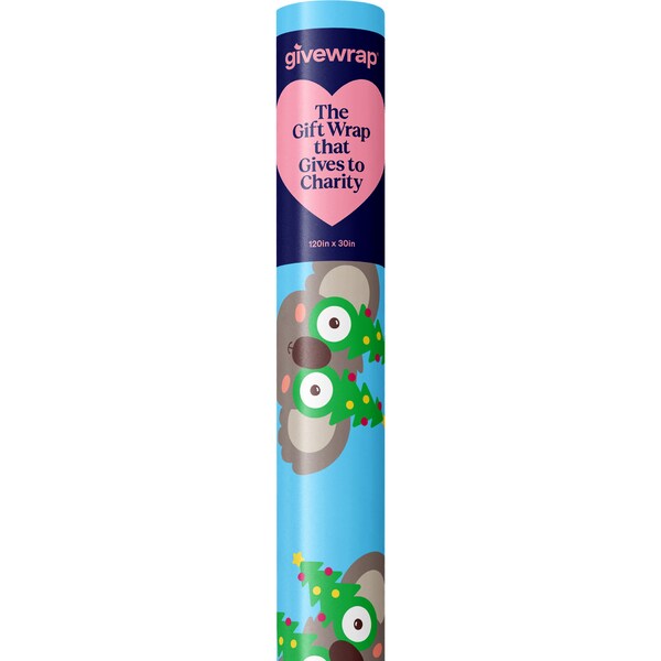 Givewrap Christmas Wrapping Paper 5m Koala each