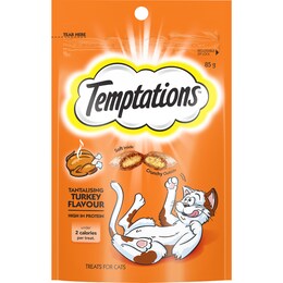 Temptations Tantalising Turkey Cat Treats 85g – Woolworths