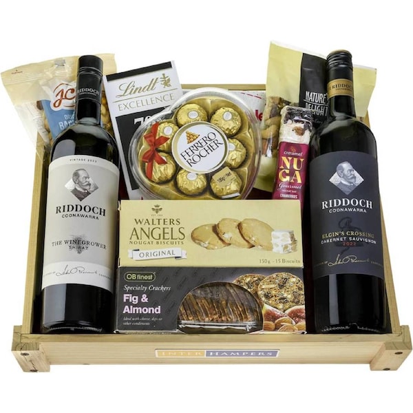 Riddoch Wingrowers Shiraz & Crossing Cabernet Sauvignon Gift Hamper each