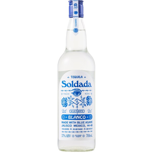 Soldada Blanco Tequila Bottle 700mL