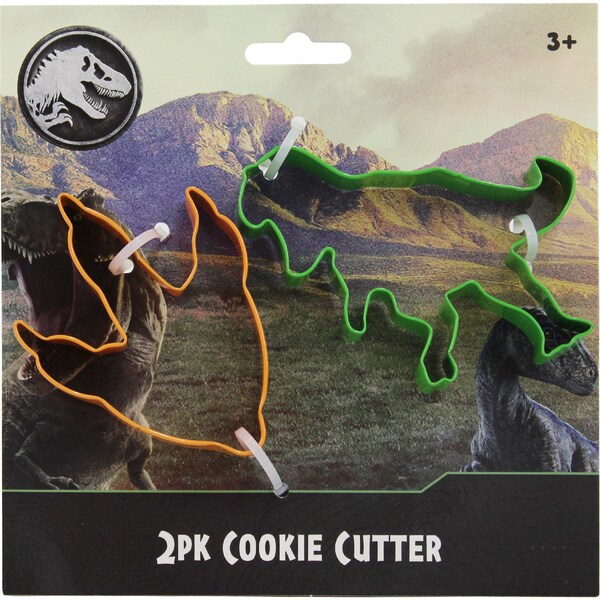 Christmas Cookie Cutter Jurassic Park 2 pack