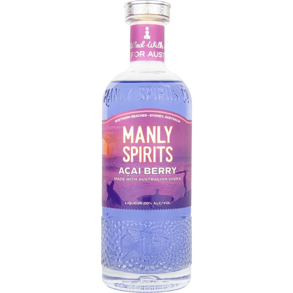 Manly Spirits Acai Vodka Liqueur Bottle 700mL