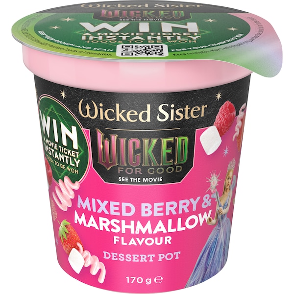 Wicked Sister Mixed Berry & Marshmallow Dessert Pot 170g