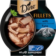 Dine Fillets Wet Cat Food Tuna & Chicken