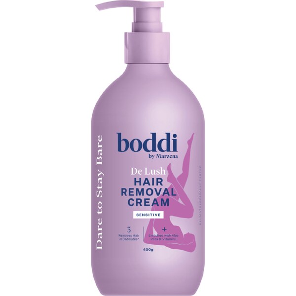 Boddi De Lush Hair Removal Cream Sensitive 400g