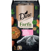 Dine Farm Collection Wet Cat Food Salmon Sweet Potato Spinach