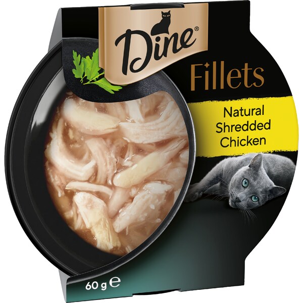 Dine Fillets Wet Cat Food Shredded Chicken 60g