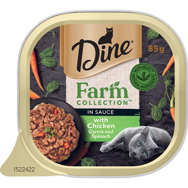 Dine Farm Collection In Sauce Chicken Wet Cat Food 85g