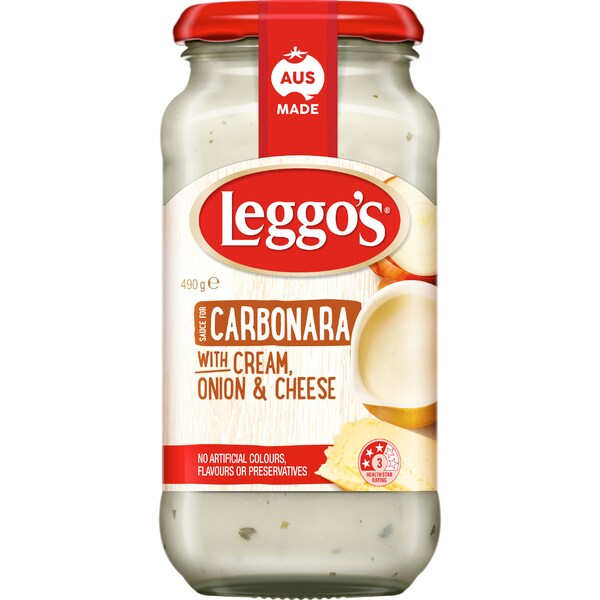 Leggo's Creamy Carbonara Pasta Sauce 490g