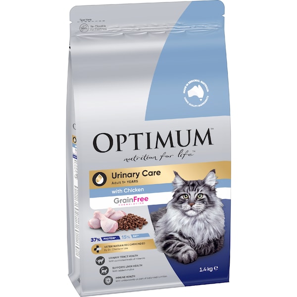 Optimum Adult Urinary Care Chicken Dry Cat Food 1.4kg