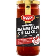 Leggo's Gourmet Tomato & Umami Papi Chilli Oil Pasta Sauce