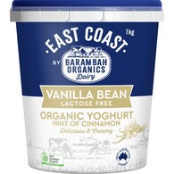 Barambah Organics Organic Lactose Free Yoghurt Vanilla Bean & Cinnamon