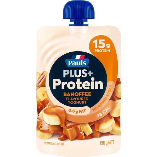 Pauls Plus Protein Yoghurt Banoffee 150g