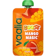 Vaalia Boost Probiotic Yoghurt Pouch Mango Magic