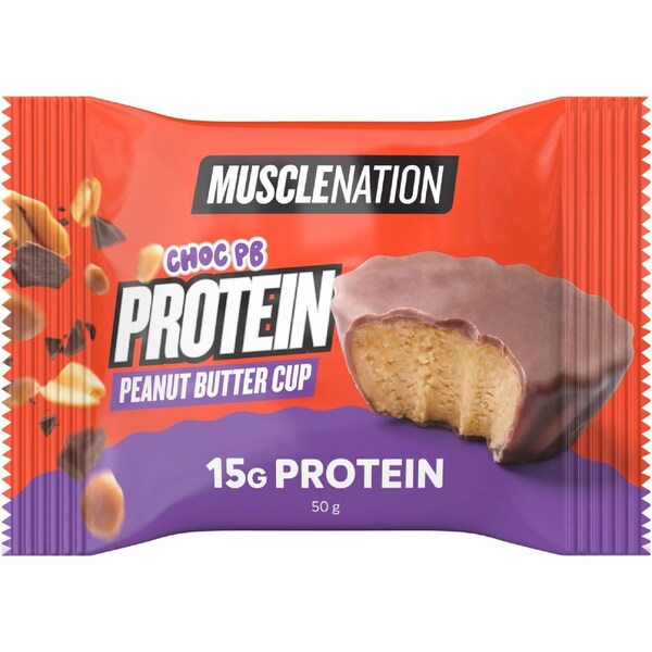 Muscle Nation Peanut Butter Cup Choc Peanut 50g