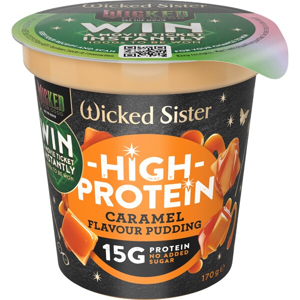 Wicked Sister High Protein Pudding Caramel 170g