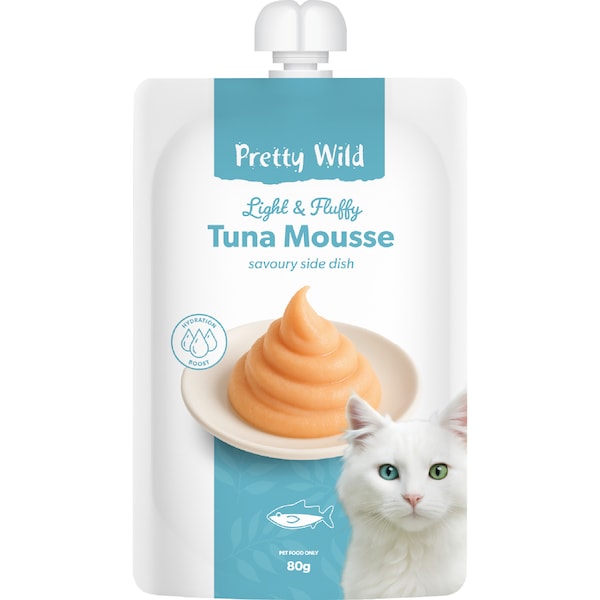 Pretty Wild Tuna Mousse Cat Treats 80g