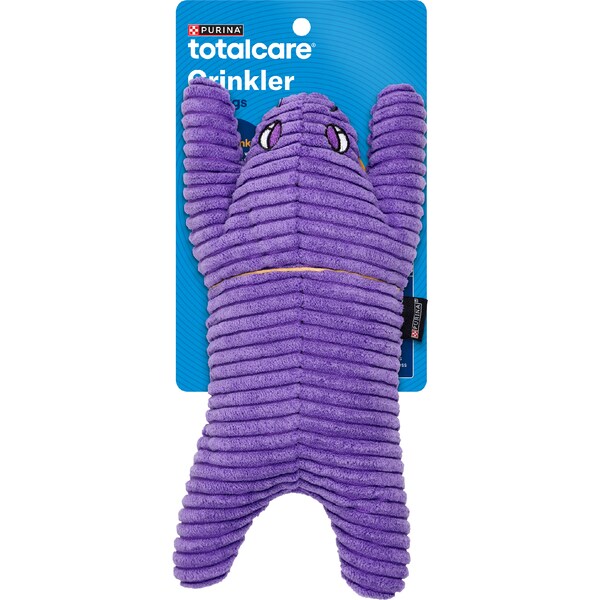 Purina Totalcare Crinkler Plush Dog Toy each