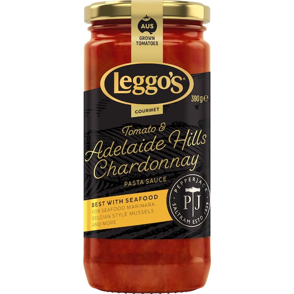 Leggo's Gourmet Tomato & Adelaide Hills Chardonnay Pasta Sauce 390g