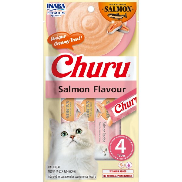 Churu Puree Cat Treats Salmon 56g