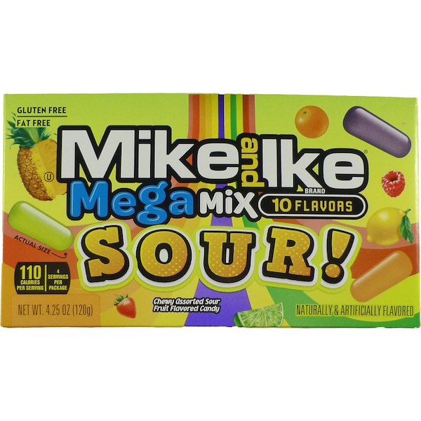 Mike & Ike Mega Mix Sour 120g
