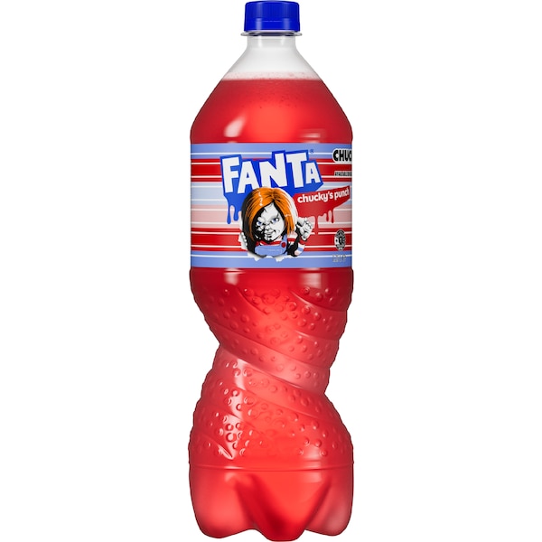 Fanta Halloween Flavour Chucky's Punch Soft Drink Bottle 1.25L