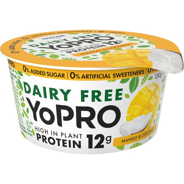 Danone Yopro Dairy Free Mango Coconut 150g
