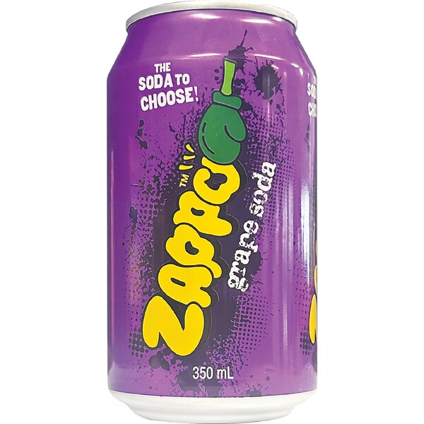 Zappo Grape Soda Can 350mL