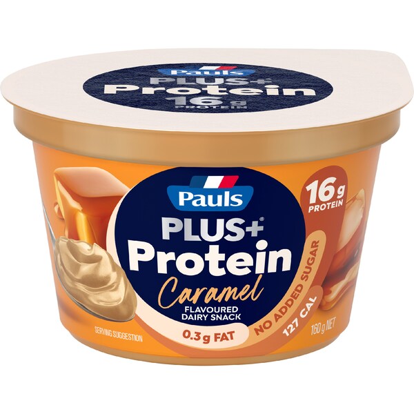 Pauls Plus Protein Dairy Snack Caramel 160g
