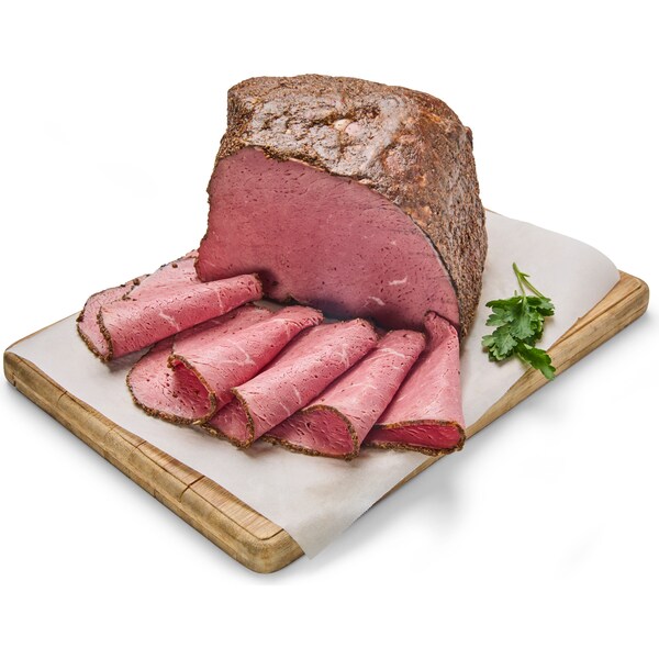 Woolworths Beef Pastrami Sliced From The Deli per 100g