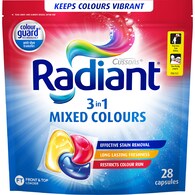 Radiant Mixed Colour Laundry Capsules