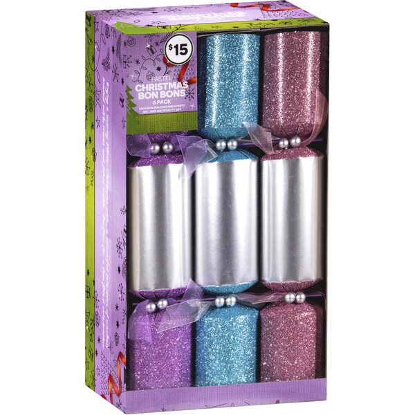 Christmas Bon Bons Pastel Jewels 6 Pack