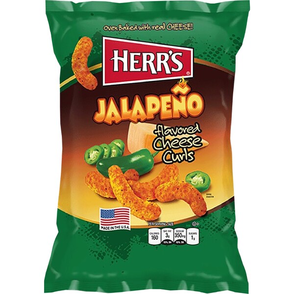 Herr's Jalapeno Cheese Curls 170g