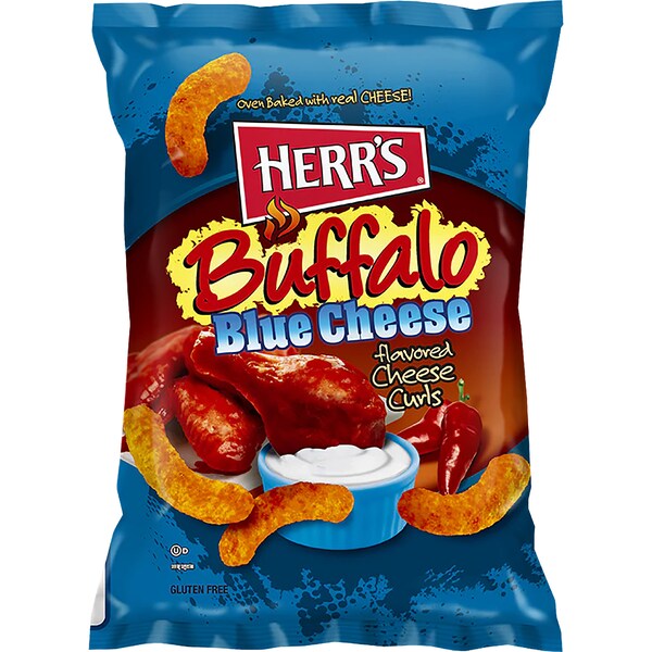 Herr's Buffalo Blue Cheese Curls 170g