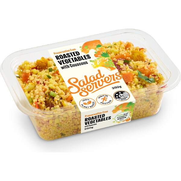 Salad Servers Roasted Vegetables With Couscous 250g