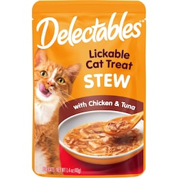 Delectables Lickable Stew Cat Treats Chicken & Tuna 40g – Woolworths