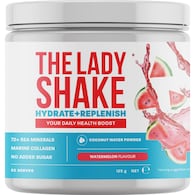 The Lady Shake Hydrate + Coconut Collagen Supplement Powder Watermelon