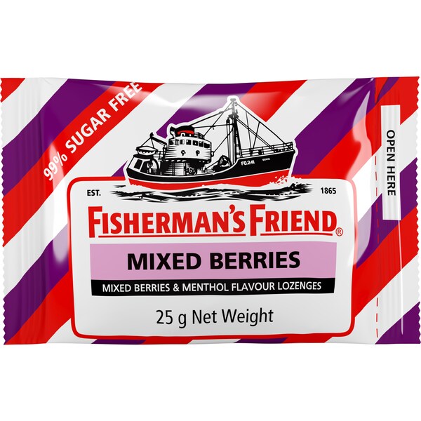 Fisherman's Friend Mixed Berries 25g