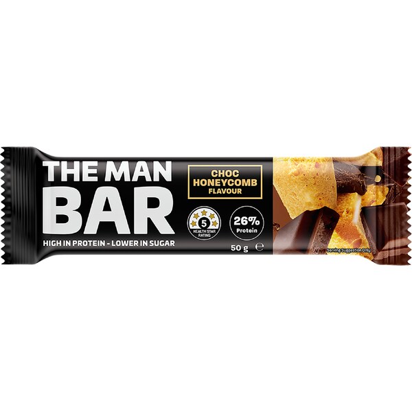 The Man Bar Honeycomb Choc 50g