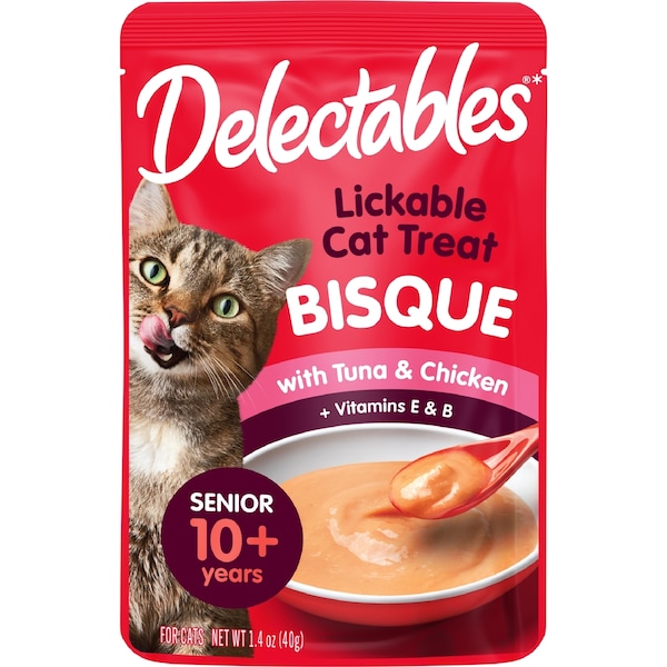 Delectables Lickable Cat Treats Bisque Tuna 40g