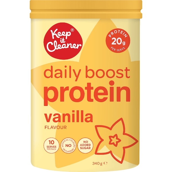 Keep It Cleaner Daily Boost Protein Powder Vanilla 340g